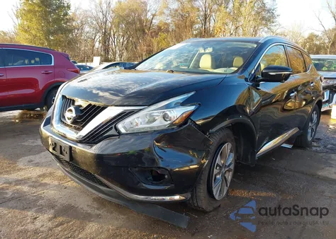 2015 Nissan Murano Sl из США, поврежденный, VIN 5N1AZ2MG8FN202802